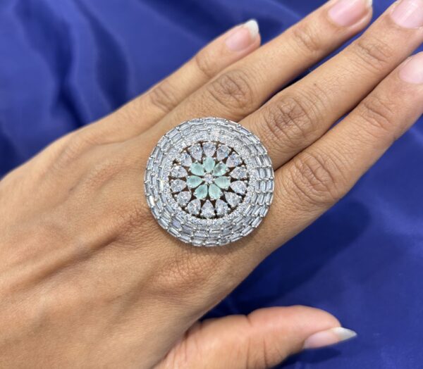 Aurora Bliss Pastel Diamond Ring - Image 2