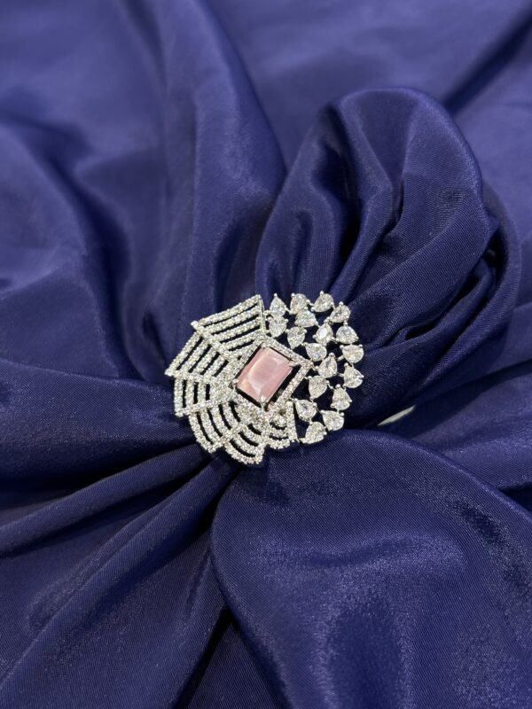Infinity Bloom Pink Cocktail Ring