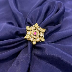 Shahi Sitara Kundan Ring
